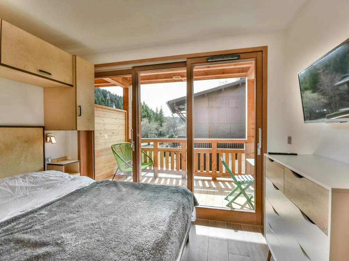 Le Genepi - Superbe T2 Cabine 4-6 Pers, Neuf, A 50M Des Pistes, Avec Balcon, Garage Et Wifi - Fr-1-685-67 Les Gets